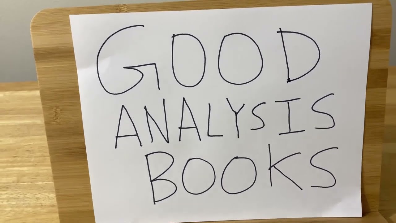 Top 4 Mathematical Analysis Books