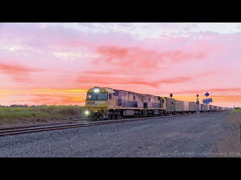 Australian Container Train: Pacific National PM6 With NR Class Locomotives - PoathTV