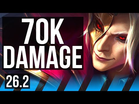 VLADIMIR vs ZED (MID) | 70K damage, Good KDA: 15/2/17 | EUW Challenger | 26.2