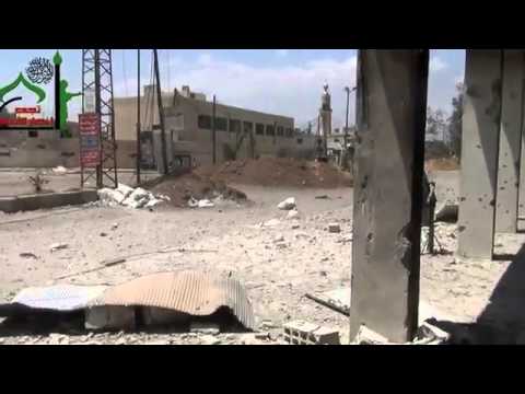 تمركز عناصر ألوية وكتائب الصحابة داخل الدرخبية في ريف دمشق