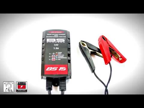 Motorcycle Battery Charger BS Battery BS15 1500MA