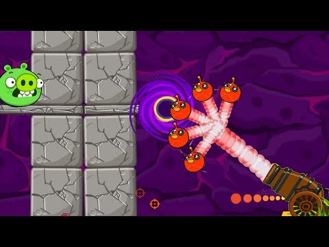 Angry Birds Collection Hacked 3 - SHOOTING MAXIMUM BOMBER BIRDS TO BLAST STONE AND PIGGIES!