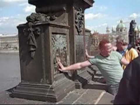 Charles Bridge Statue of St. John Nepomuk - April 6, 2007