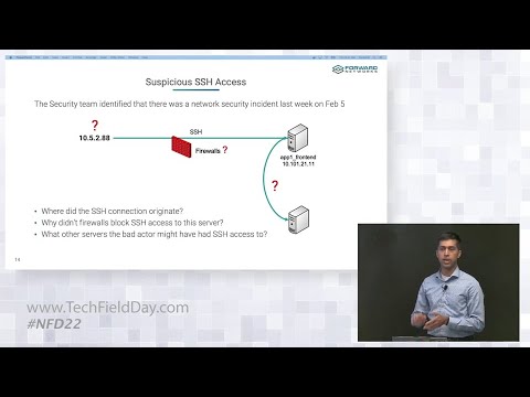 Forward Enterprise for Troubleshooting: Network Security Breach