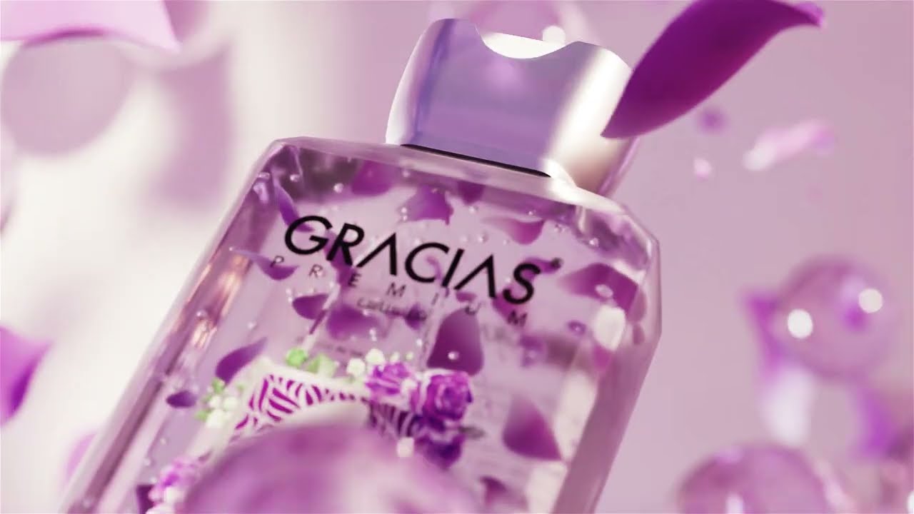 GRACIAS Gel douche pétales de roses