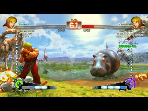 LeviStrauss1829 (Ken) vs KichijyojiKEN (Ken) - SSF4 Arcade Edition Xbox Live Ranked Match