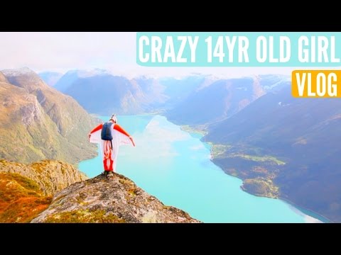 14 YEAR OLD GIRL GOES FLYING!