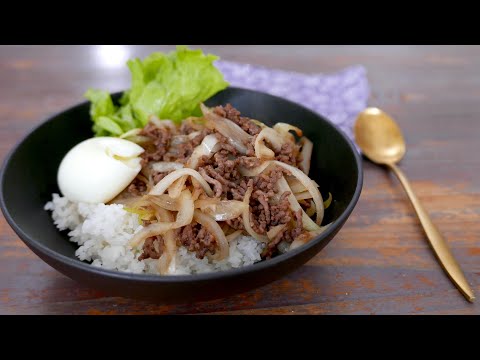 Onion Ground Beef | Quick Lunch Recipe | Korean Bulgogi Sauce | wa's Kitchen