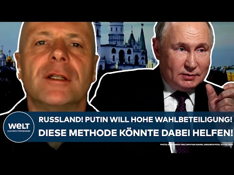 RUSSLAND: Präsidentschaftswahlen! Putin will hohe Wahlbeteiligung! Diese Methode soll dabei helfen!