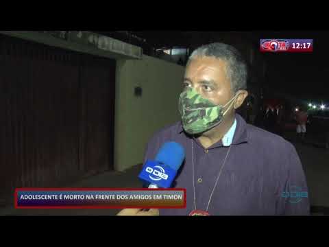 Adolescente eÌ morto na frente dos amigos em Timon 28 08 20