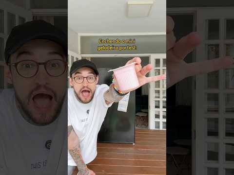 Vocês pediram mais da mini geladeira 😂