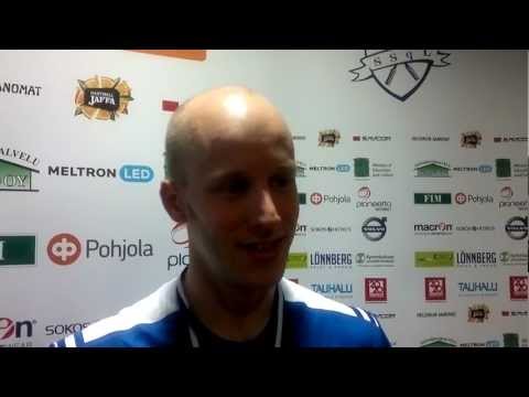 EICC2012 Olli Tuominen FIN:"I'ts Sauna time right now"