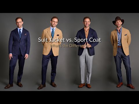What's the Difference Between a Suit Jacket and Sportcoat?