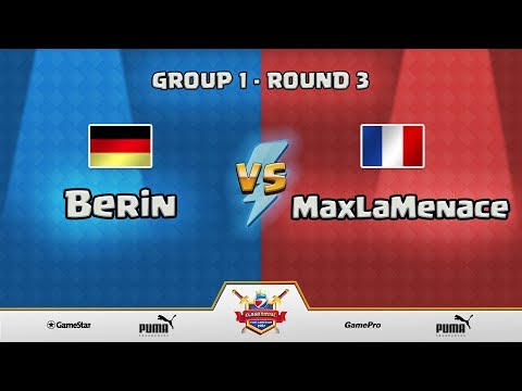 ESWC Gamescom 2017 Clash Royale - Group 1 - Round 3 - Berin vs MaxLaMenace