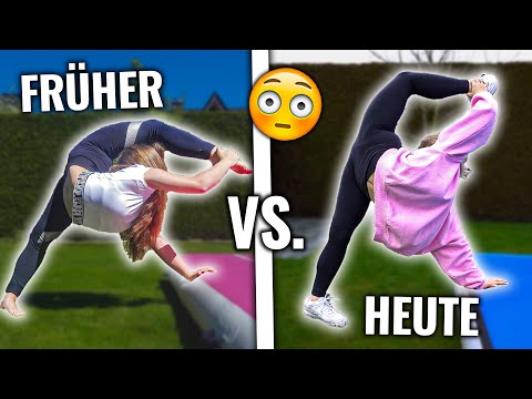 GYMNASTICS BEFORE VS. TODAY!🤸🏼‍♀️ (very painful!😩) - DAILY VIDEO 37
