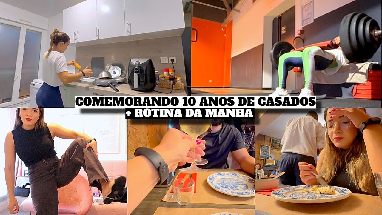 COMEMORANDO NOSSOS 10 ANOS DE CASADOS, ROTINA DA MANHÃ e muito mais ♥ - Bruna Paula