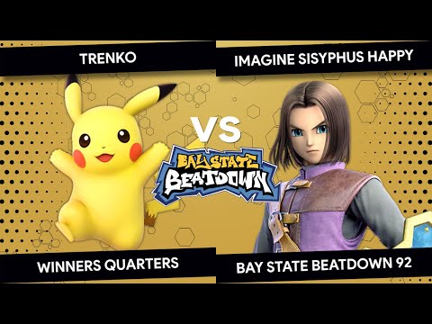Bay State Beatdown 92 - Trenko (Pikachu) vs Imagine SISYPHUS HAPPY (Hero) - Winners Quarters