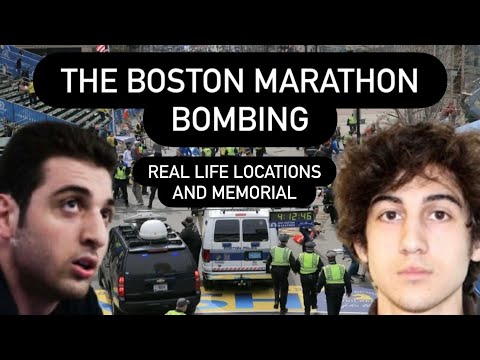 THE BOSTON MARATHON BOMBING | Visiting the Finish Line, Shootout Location, & Victim’s Memorial