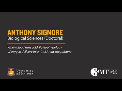 Second Place: Anthony Signore, 3MT Final, March 6, 2013