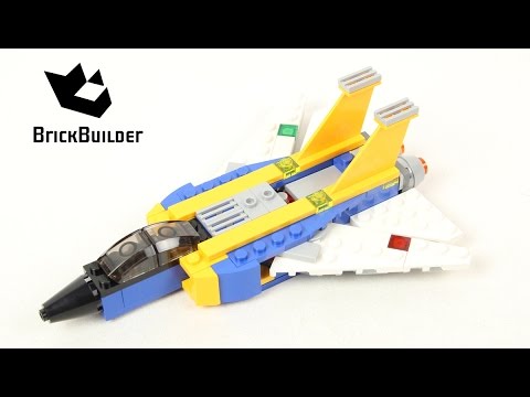 Vidéo LEGO Creator 31042 : L'avion à réaction