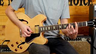 Video thumbnail for Gibson ES 335 Figured 2016 Natural by Peach Guitars