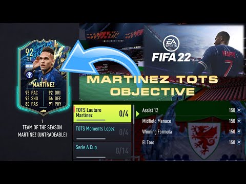 Fifa 22  |  How To Complete The Serie A Lautaro Martinez TOTS Moments Objective card