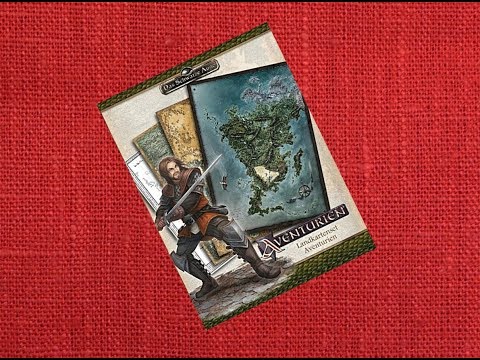 DSA5 Landkartenset Aventurien Unboxing