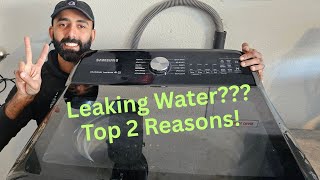 Fixing a Samsung Washer That Is Leaking Water