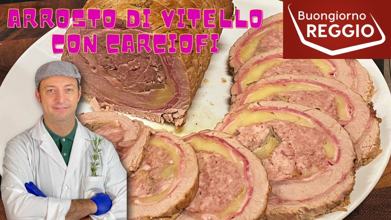 Arrosto vitello con i carciofi