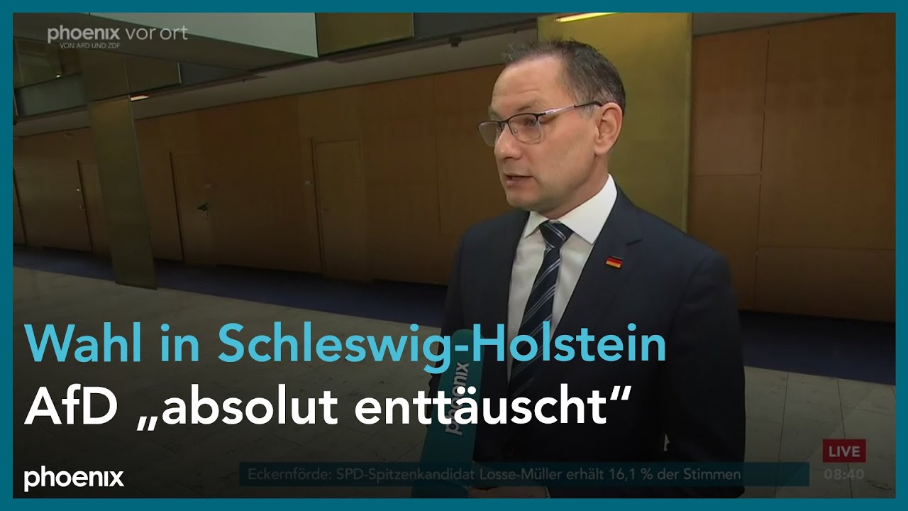 Tino Chrupalla zum Ergebnis der AfD bei der Landtagswahl in Schleswig-Holstein am 09.05.22