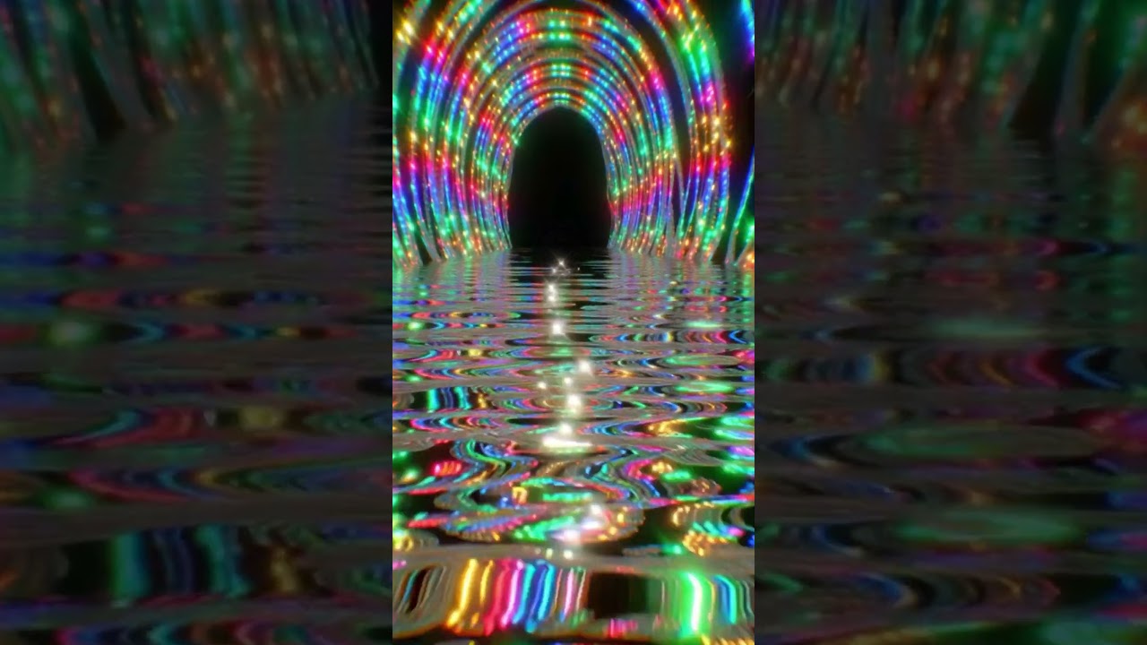 Neon Psychedelic Tunnel | Live Wallpaper
