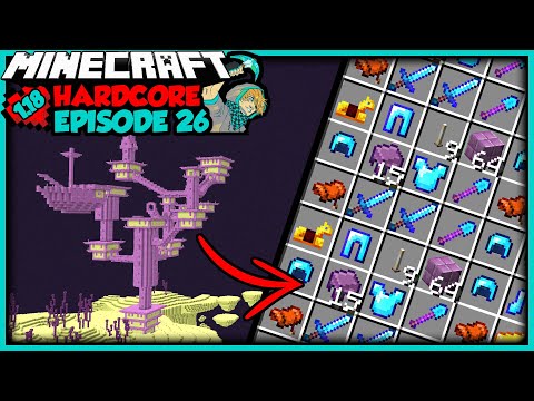 Stealing EPIC OP Loot From End Cities | Let's Play Hardcore Minecraft Episode 26