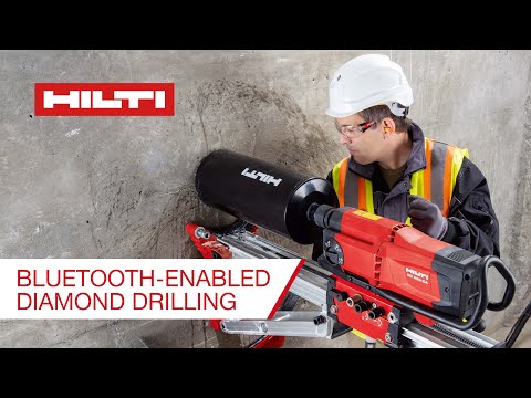 NEW: Hilti Bluetooth-Enabled Diamond Drilling