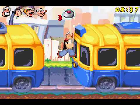 Game Boy Advance Longplay [176] Popeye: Rush for Spinach