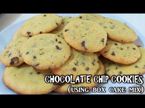 CHOCOLATE CHIP Cookies Using BOX CAKE Mix | Baking | Desserts and Snacks