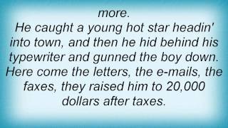 Toby Keith - The Critic Lyrics