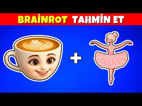 Guess Italian Brainrot Characters with Emojis - Part2🧠Tung Tung Sahur🪵,Balerinna Cappucinnac☕
