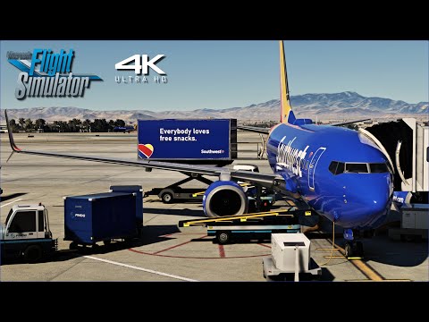 Southwest Airlines PMDG 737-700 Full Flight Chicago - Las Vegas | ULTRA 4K | A MSFS Experience