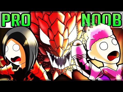 B-52 BOMBER PLANE - Pro and Noob VS Monster Hunter World Multiplayer! (+Bazelgeuse Review + Guide)