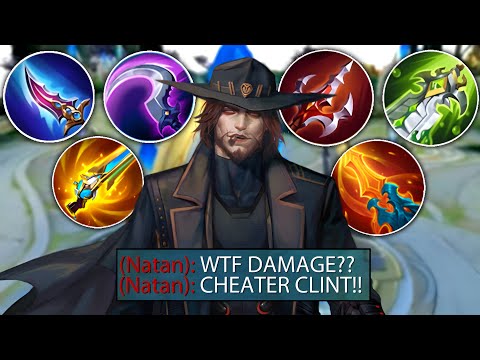 GLOBAL CLINT NEW ABNORMAL BURST DAMAGE BUILD!🔥 (must try) CLINT BEST 1 HIT BUILD 2025!!
