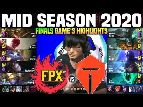 FunPlus Phoenix vs TOP Esports Game 3 Highlight |
