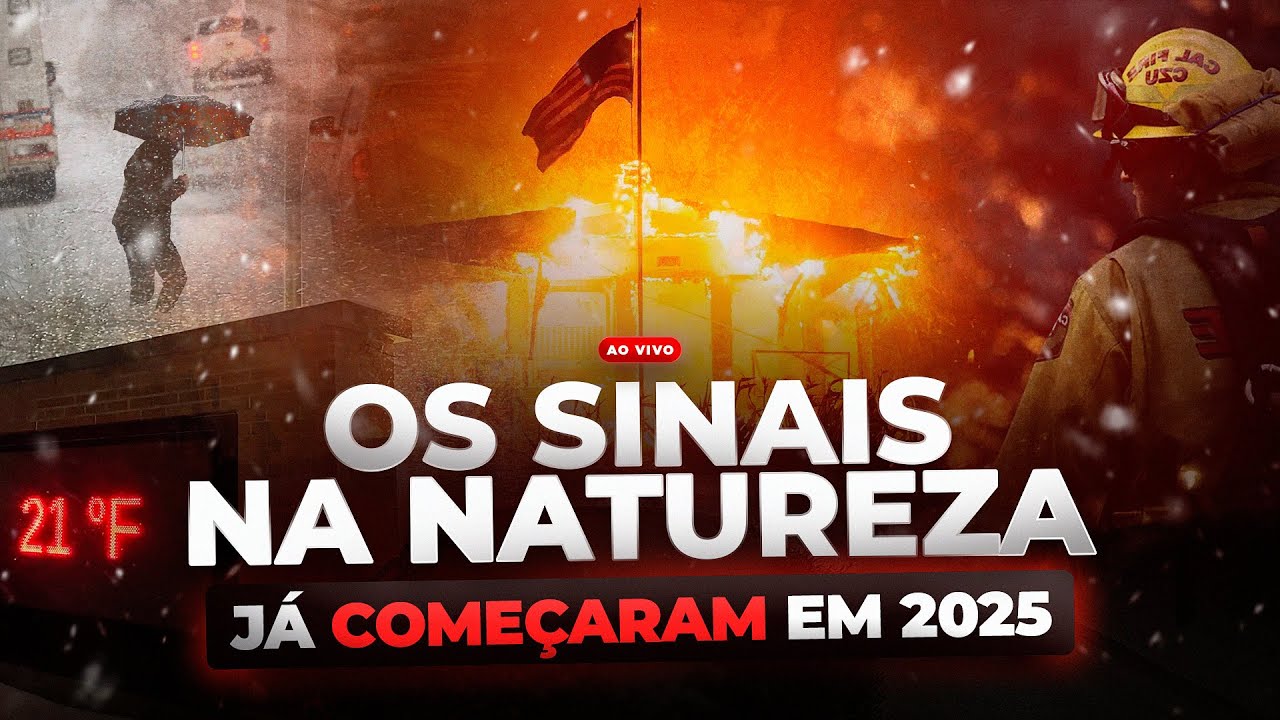 OS SINAIS NA NATUREZA JÁ COMEÇARAM EM 2025 - Ao Vivo - Lamartine Posella