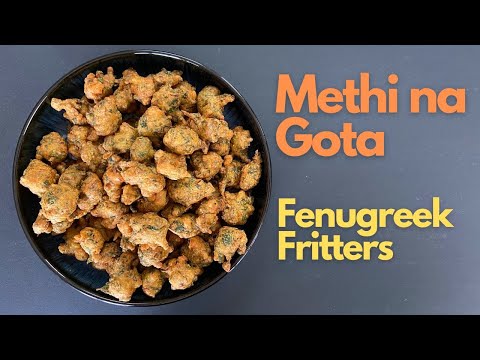 Methi na Gota Recipe | Fenugreek Fritters | Methi na Bhajiya | Gujarati Gota Recipe | Methi Bhaji