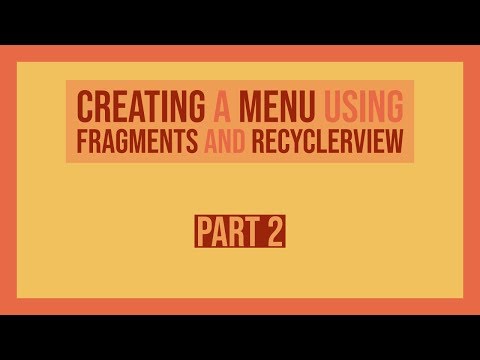 Adding a recycler view to fragment page | Part-2 | ANDROID STUDIO