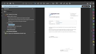 Digital incl. visual signature with Qualified e-seal and timestamp