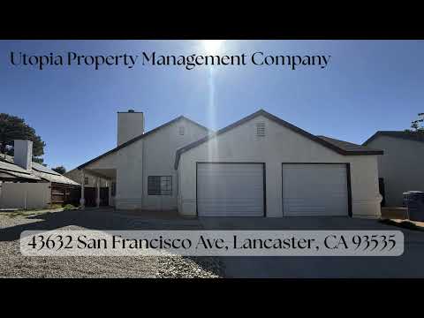 Lancaster 3 bedroom - AVAILABLE NOW! property video
