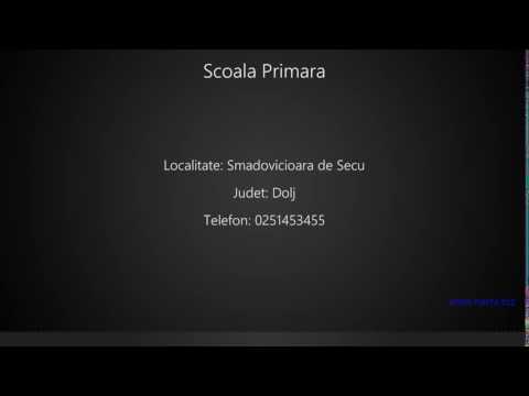 Scoala Primara Smadovicioara de Secu