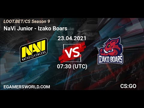 NaVi Junior vs Izako Boars | Live | LOOT.BET Season 9 | ПРЯМОЙ ЭФИР