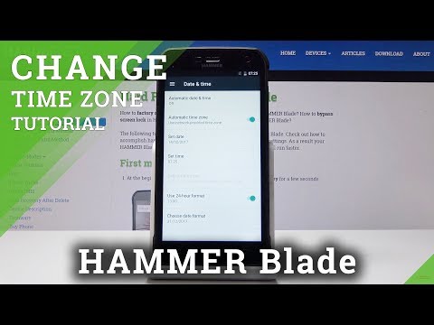 How Set Up Time Zone in HAMMER Blade - Date & Time Settings