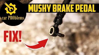 7 Causes of Spongy or Soft Brake Pedal - How to fix?